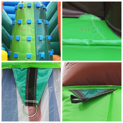 Colorful Inflatable Obstacle Course for Indoor and Outdoor Inflatable Sport Game Inflatable Castle With Slide