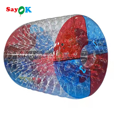 Sayok Inflatable Running Bubble Zorb Roller Ball Pvc Transparent Water Roller Ball for Outdoor Water Sport