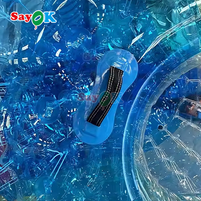 Sayok Inflatable Running Bubble Zorb Roller Ball Pvc Transparent Water Roller Ball for Outdoor Water Sport