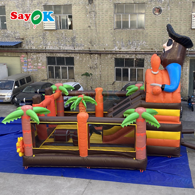 Sayok Pirate Ship Commercial Bounce House Combo Inflatable Bouncer With Slide