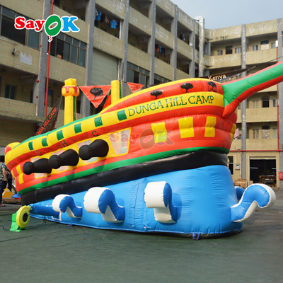 Inflatable Bouncer Slide Customized Commercial Pirate Ship Inflatable Slides for Kids