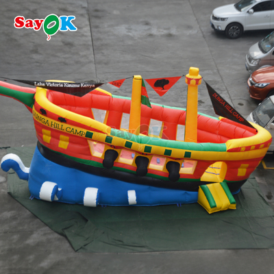 Inflatable Bouncer Slide Customized Commercial Pirate Ship Inflatable Slides for Kids