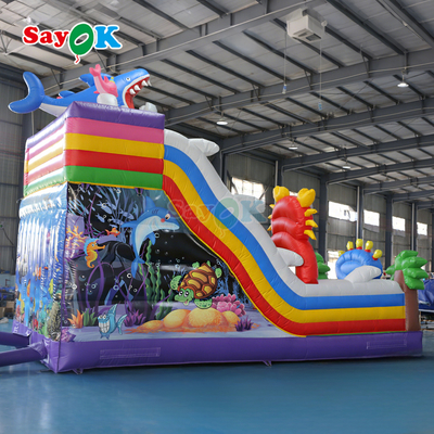 Seaworld Bouncing Castle Inflatable Outdoor Inflatable Bounce House Combo for Kids