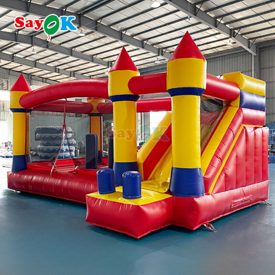 Tarpaulin Commercial Bounce House Combo Inflatable Castle with Slide