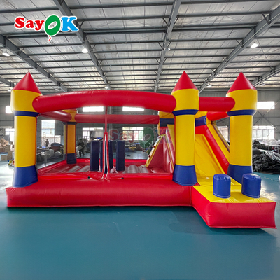 Tarpaulin Commercial Bounce House Combo Inflatable Castle with Slide