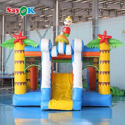 Surf Themed Inflatable Bouncer Castle Commercial Bouncy Castle Inflatable Combo for Kids