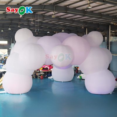 Sayok Cloud Themed Giant Inflatable Tent Blow Up Party Tents For Outdoor Events