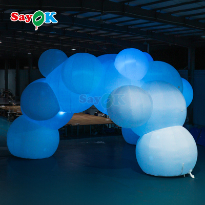 Sayok Cloud Themed Giant Inflatable Tent Blow Up Party Tents For Outdoor Events