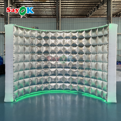 Custom LED Inflatable Photo Booth Wall for Weddings and Events