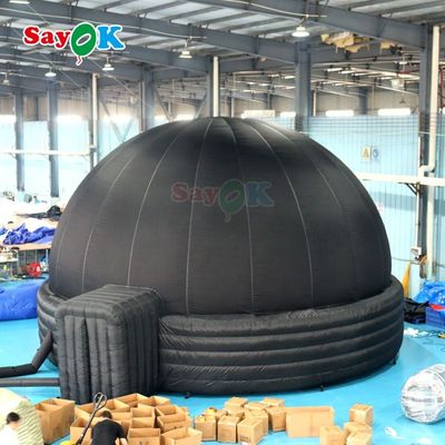 Sayok 100% Blackout Inflatable Planetarium Dome with Professional Projection Fabric and Customizable Size for Schools and Events