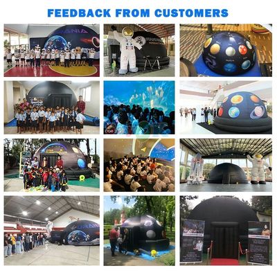 Customized 100% Blackout Inflatable Planetarium Dome with Greater than 12ft Size and 5m to 10m Options