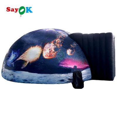 Sayok 5m Inflatable Planetarium Dome with Free 3D Design Easy Setup Durable Portable Astronomy Tent for Schools