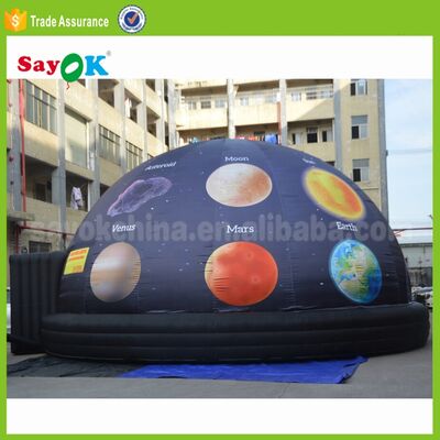 3d Cinema Tent Portable Inflatable Dome Panetarium 5m Projector Planetarium for School