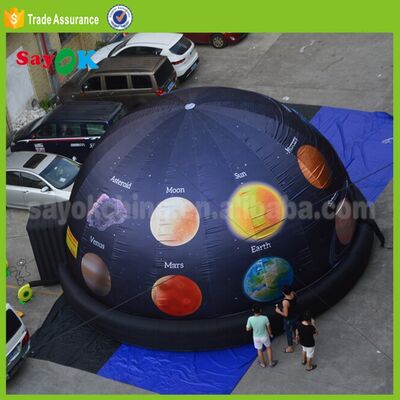 3d Cinema Tent Portable Inflatable Dome Panetarium 5m Projector Planetarium for School