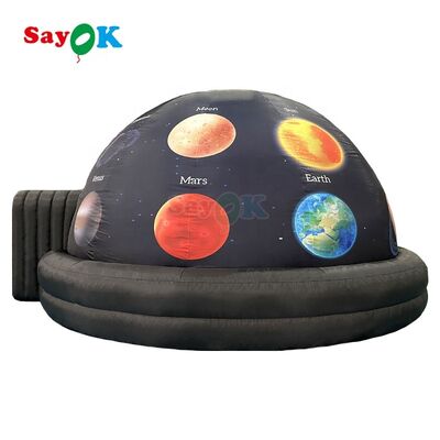 Sayok Free 3D Design 5m Blow up Planetarium Tent Portable Inflatable Projection Dome for Schools Kids