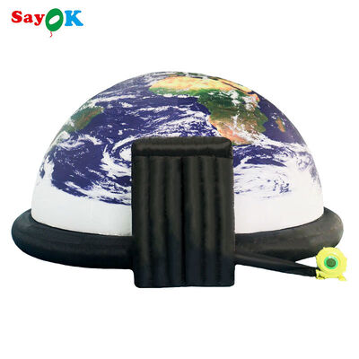 4m Inflatable Planetarium Dome Portable Cinema Tent School Projection Inflatable Planetarium Dome with air Blower Floor Mat