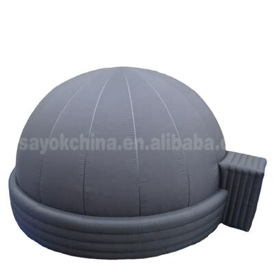10m Giant Black Inflatable Fulldome Planetarium Projection Tent Comes with Air Blower