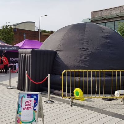 Black Color School Education Planetarium Dome Tent Mobile Cinema Projection Inflatable Planetarium Dome From Size 4m-10m