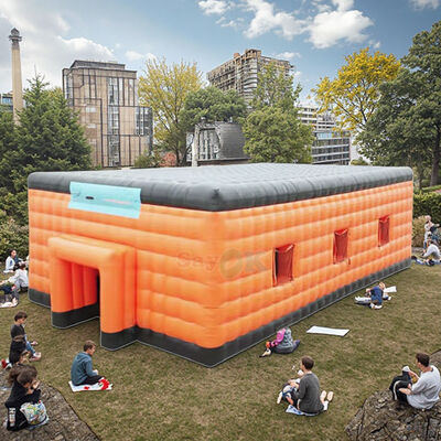 Sayok Extra Large 20m Waterproof PVC Outdoor Event Party Camping Pavilion Marquee Cube Inflatable Tent