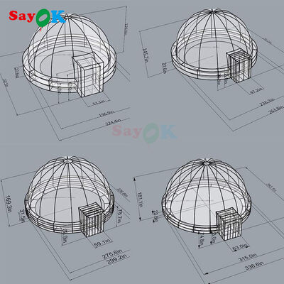 Sayok Inflatable Planetarium Projection Dome Tent Inflatable Portable Planetarium Dome Tent