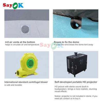 Sayok School Astronomy Inflatable Projection Dome Tent Inflatable Projection Planetarium Tent Planetarium Dome
