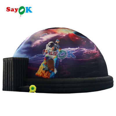 Blackout Portable Inflatable Planetarium Projection Dome Tent for School Astronomy Education