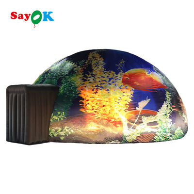 Blackout Portable Inflatable Planetarium Projection Dome Tent for School Astronomy Education