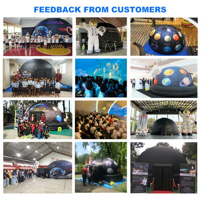 Custom Portable Inflatable Planetarium Dome Flame-retardant Projection Tent for School