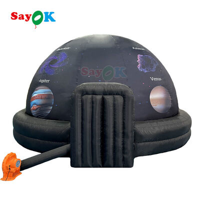 Portable Inflatable Planetarium Dome with 100% Blackout Flame-Retardant Fabric for 360° Projection