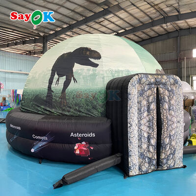 Portable Inflatable Planetarium Dome 5m Diameter with 100% Blackout and Flame-Retardant Fabric for School Education