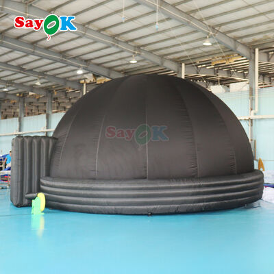 SAYOK 5m Diameter 100% Blackout Fire-Retardant Inflatable Planetarium Dome for Schools and Events