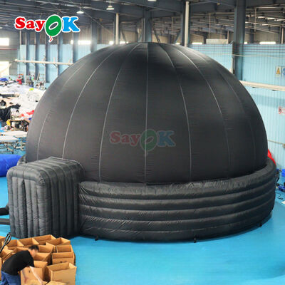 SAYOK 8m Diameter Inflatable Planetarium Dome with 100% Blackout and Fire-Retardant Features for Schools