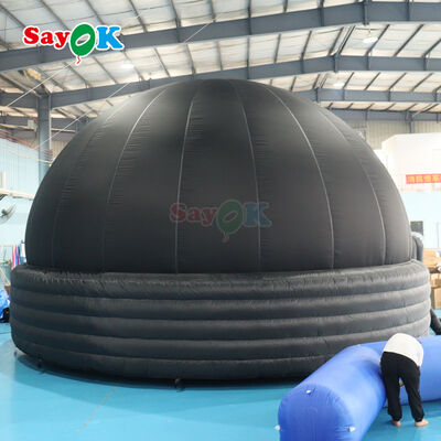 SAYOK 8m Diameter Inflatable Planetarium Dome with 100% Blackout and Fire-Retardant Features for Schools