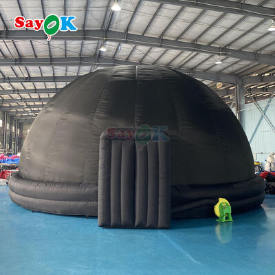 SAYOK 8m Diameter Inflatable Planetarium Dome with 100% Blackout and Fire-Retardant Features for Schools