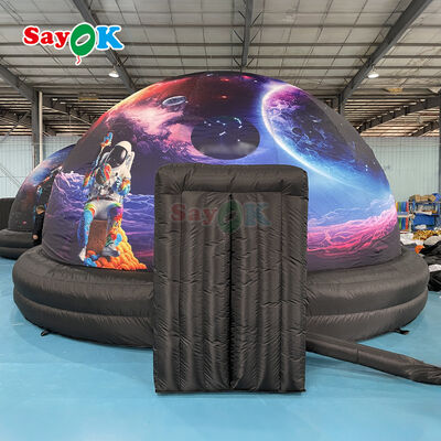 SAYOK 6m Diameter Portable Inflatable Planetarium Dome with 100% Blackout and Fire-Retardant Fabric for School Astronomy Education