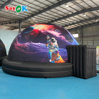SAYOK 6m Diameter Portable Inflatable Planetarium Dome with 100% Blackout and Fire-Retardant Fabric for School Astronomy Education