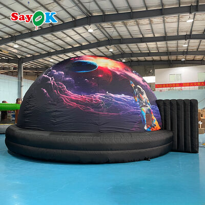SAYOK 6m Diameter Portable Inflatable Planetarium Dome with 100% Blackout and Fire-Retardant Fabric for School Astronomy Education