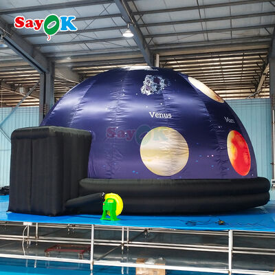 SAYOK 100% Blackout Fire-Retardant Inflatable Planetarium Dome with Free 3D Design Service for Schools and Museums