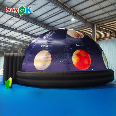 SAYOK 100% Blackout Fire-Retardant Inflatable Planetarium Dome with Free 3D Design Service for Schools and Museums