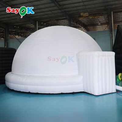 Sayok 6m Diameter Inflatable Planetarium Dome with 100% Blackout and Fire-Retardant Features for Mobile Projection