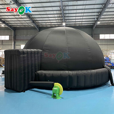 Sayok 6m Diameter Inflatable Planetarium Dome with 100% Blackout and Fire-Retardant Features for Mobile Projection