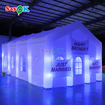 Portable LED Inflatable Air Tent with Waterproof and UV Resistant Oxford Cloth for Outdoor Events