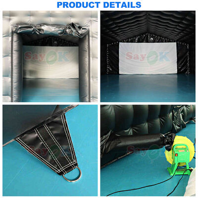 Portable Inflatable Movie Theater Tent with Flame-Retardant and UV Resistant Features for Outdoor Events