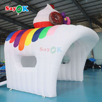 Portable Waterproof UV Resistant Inflatable Air Tent for Outdoor Ice Cream Stand Advertising