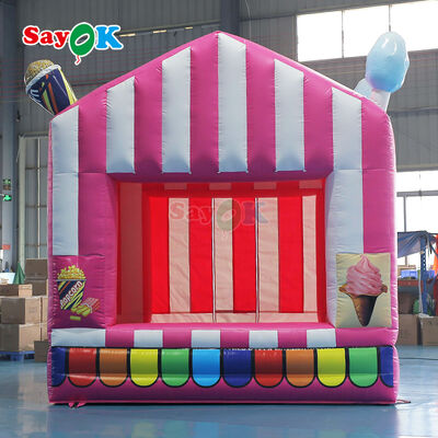 Custom Logo Inflatable Popcorn Stand Tent with Waterproof PVC Tarpaulin for Portable Outdoor Events