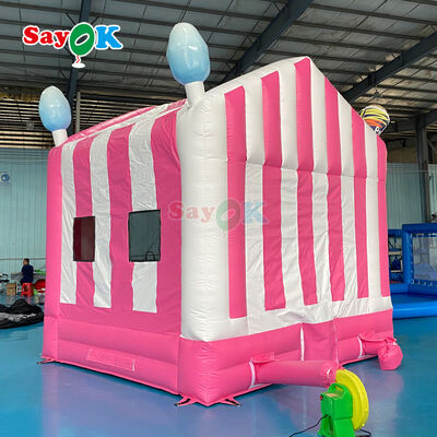 Custom Logo Inflatable Popcorn Stand Tent with Waterproof PVC Tarpaulin for Portable Outdoor Events