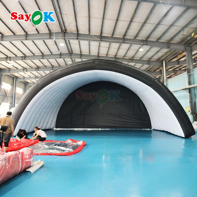 Waterproof UV Resistant Inflatable Stage Cover Tent with Customizable Size for Outdoor Events
