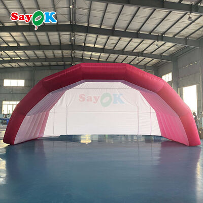 Weather-resistant Customizable Size UV Resistant Inflatable Stage Cover Tent for Outdoor Events