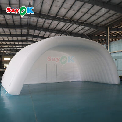 Weather-resistant Inflatable Stage Cover White Air Tent for Outdoor Concerts and Shows