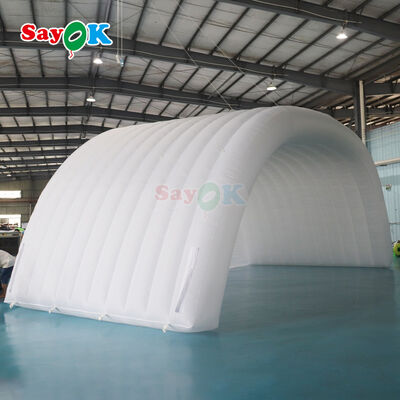 Weather-resistant Inflatable Stage Cover White Air Tent for Outdoor Concerts and Shows
